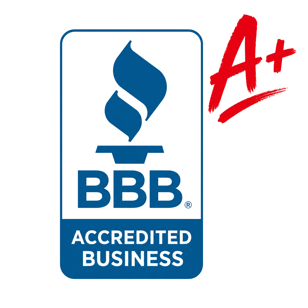 BBB Accredited Business — A+ Rating
