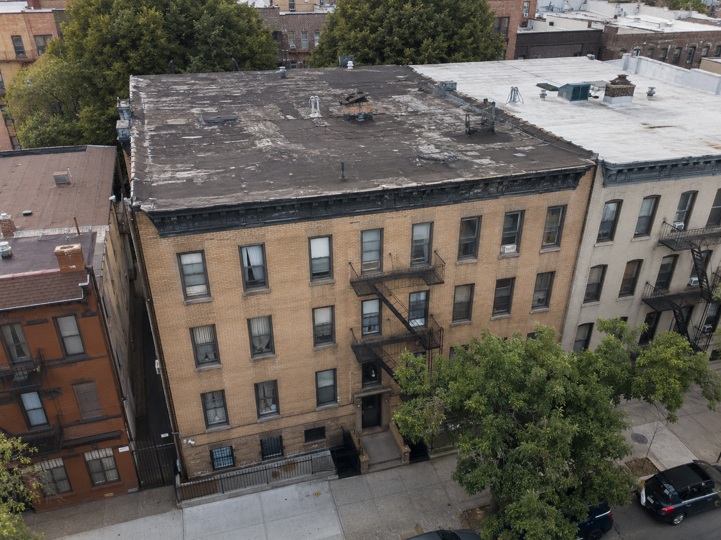 before roof repair in Brooklyn — IronSky Roofing
